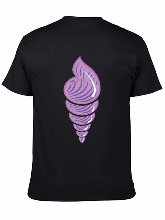 Purple Swirl T-Shirt - Unique Graphic Tee