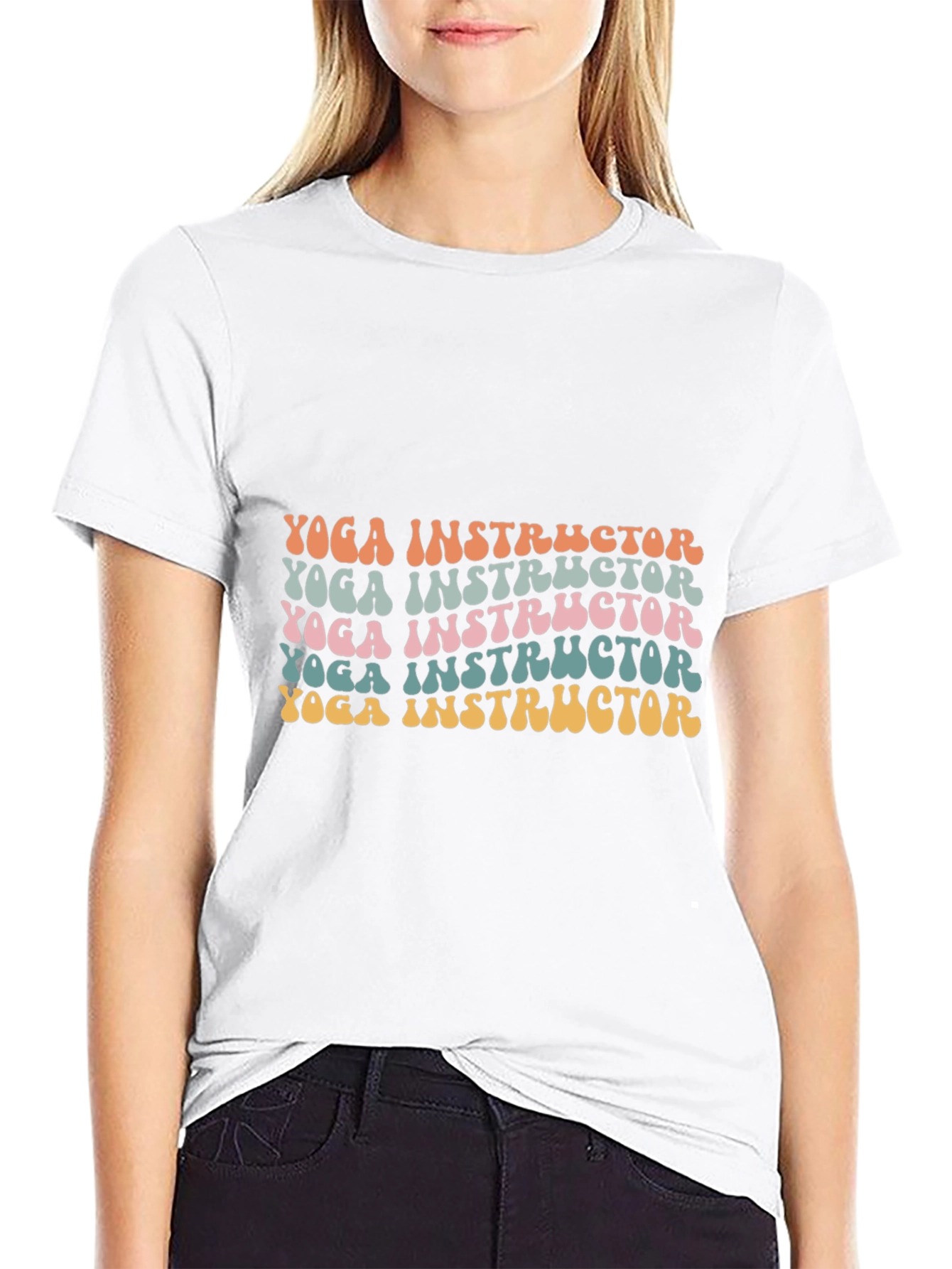 Yoga Instructor Retro T-Shirt