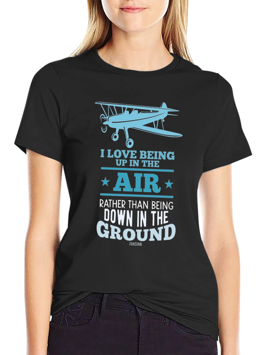 Fly High T-Shirt - Airplane Design