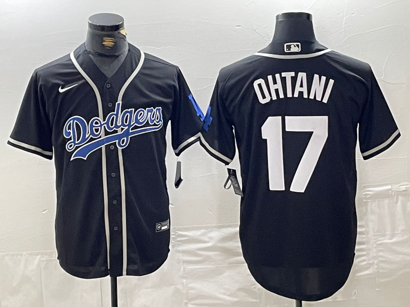 Men's Los Angeles Dodgers Joe Kelly Black Replica Player Jersey