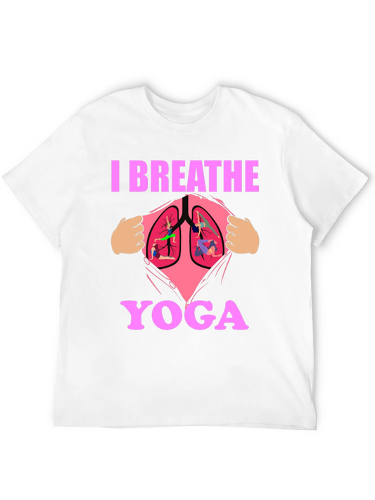I Breathe Yoga Graphic T-Shirt