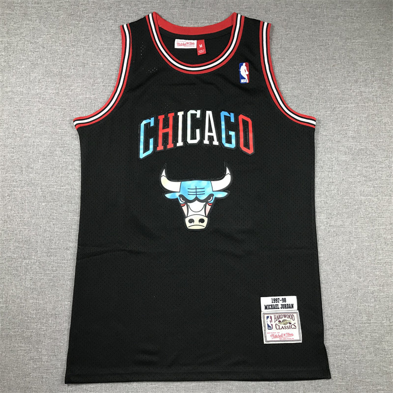 Bulls #23 multi-colored jersey