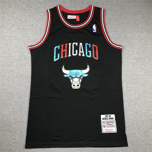 Bulls #23 multi-colored jersey