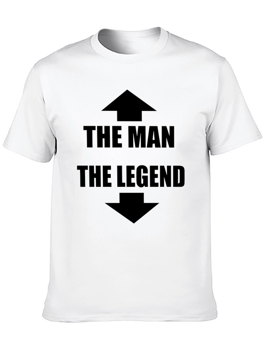 The Man The Legend Graphic Tee - Black