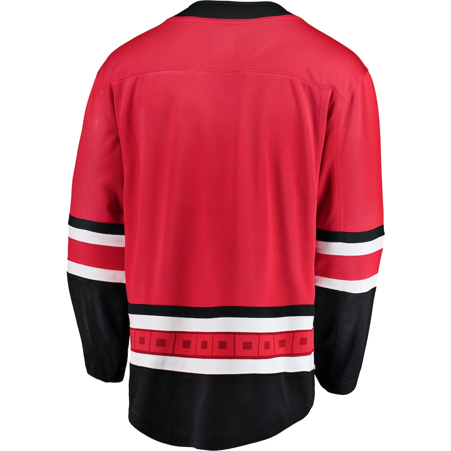 Custom Carolina Hurricanes  Breakaway Alternate Jersey - Red