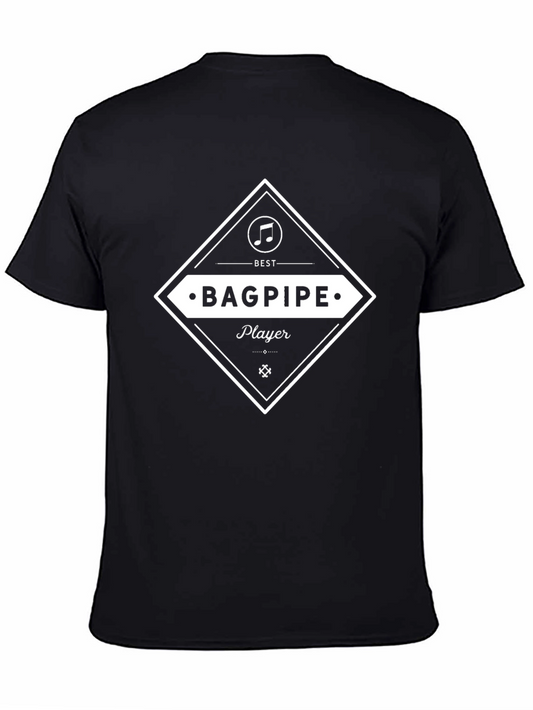 Best Bagpipe Player Black T-Shirt