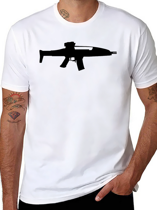 Black Rifle Graphic Tee - Modern Military Style