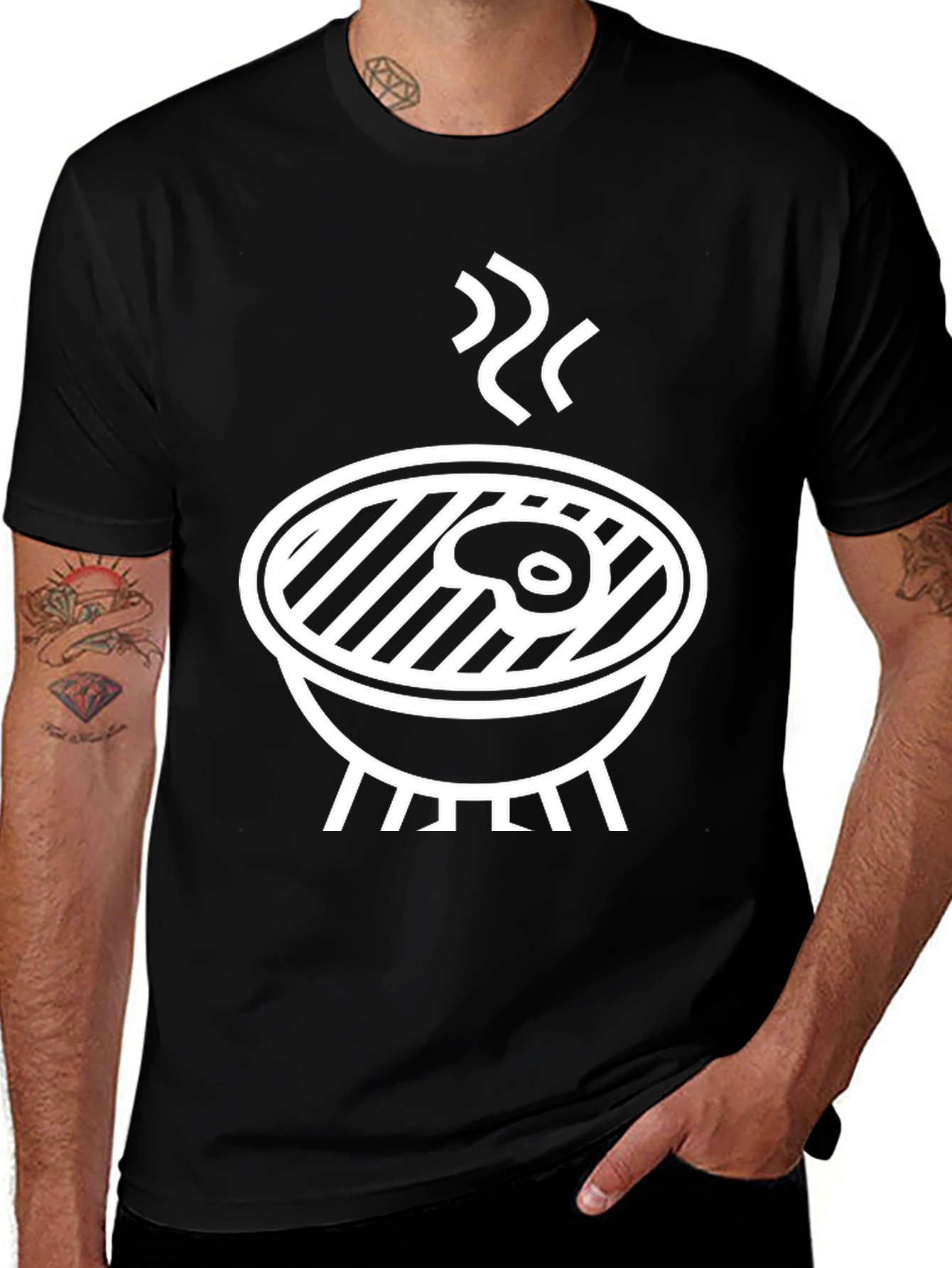 BBQ Grill Graphic Tee - Cookout Ready!