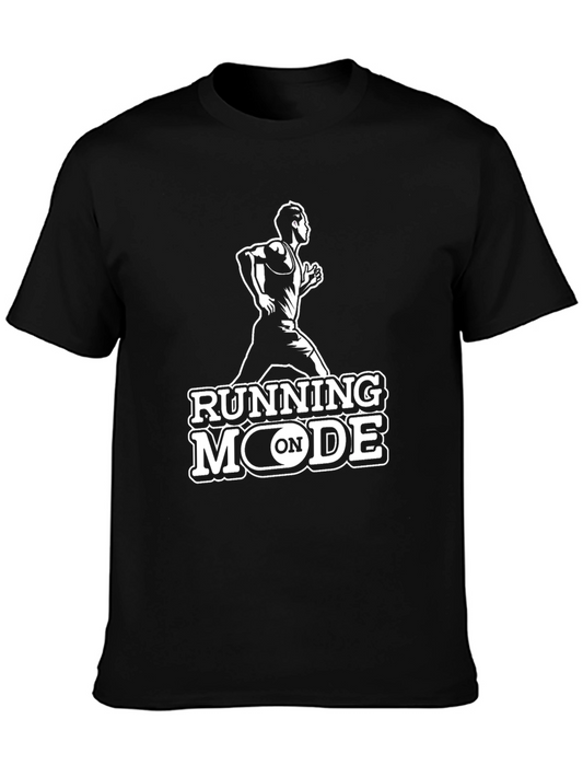 Running Mode On Graphic T-Shirt