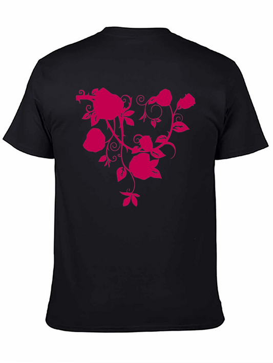 Floral Rose Graphic T-Shirt
