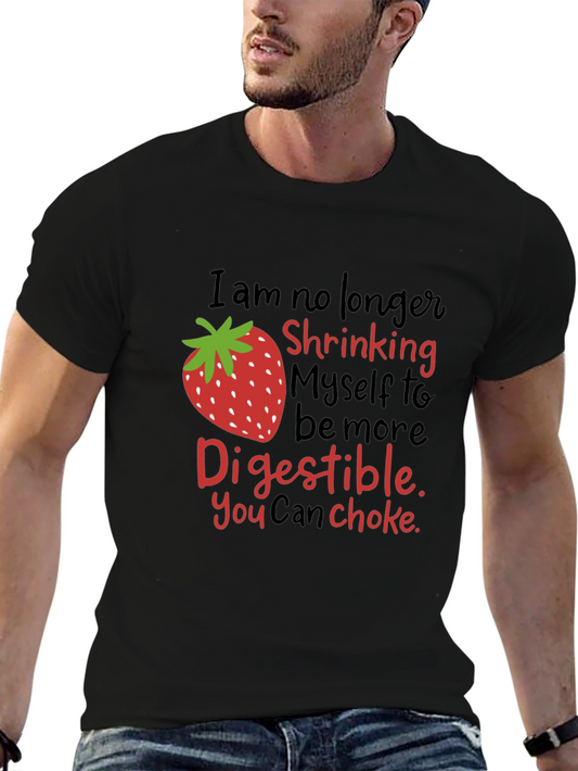 Funny Strawberry Choke Sarcastic T-Shirt