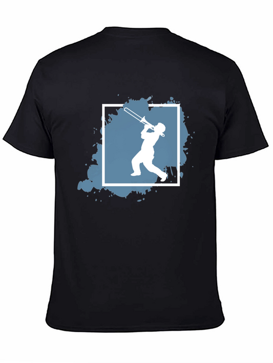 Trombone Player Graphic Tee - Stylish Musician T-Shirt